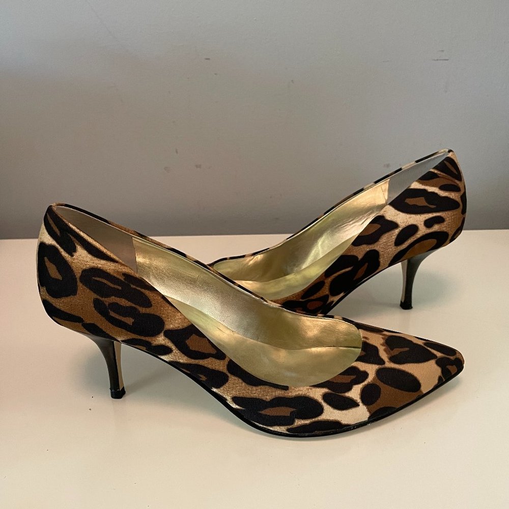 Guess by Marciano Cheetah Print Heels - Size 6.5